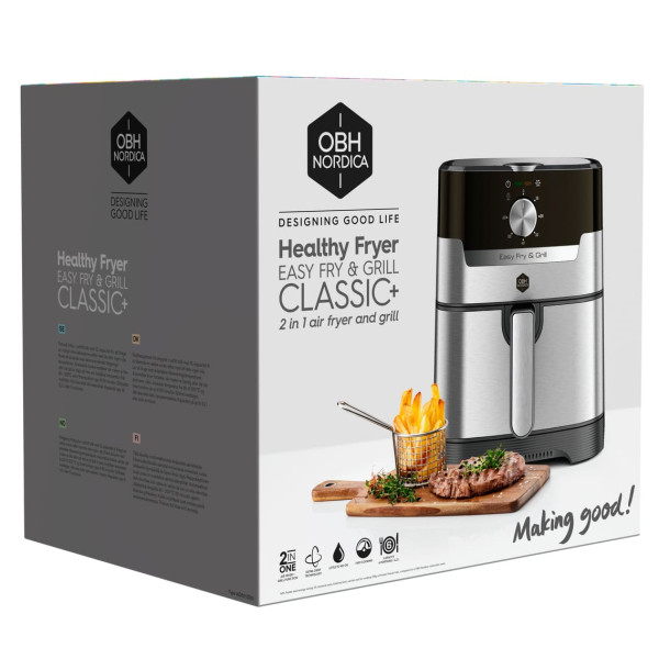 Фото - Мультипіч OBH NORDICA AG501DS0 2в1 Easy Fry&Grill