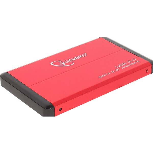 Фото - Зовнішній карман Gembird HDD 2.5'' USB 3.0 Red (EE2-U3S-2-R)