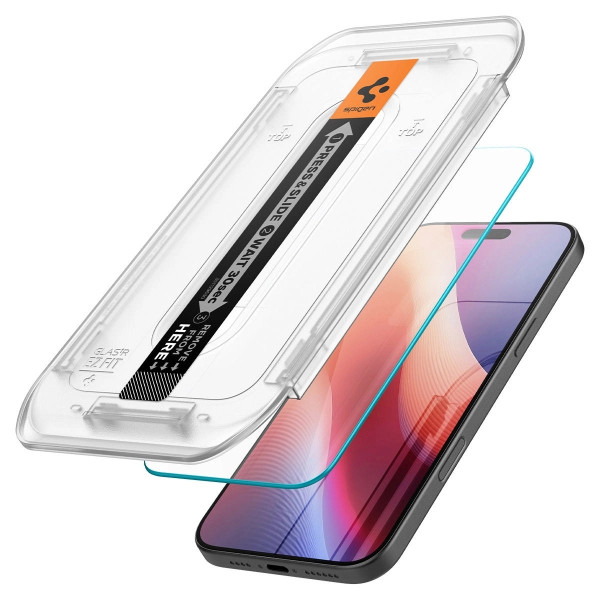 Фото - Захисне скло для смартфону Spigen for iPhone 17 Pro Max/16 Pro Max Glas.tR EZ Fit 2 Pack (AGL07907)