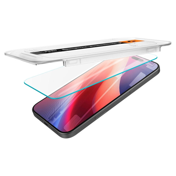 Фото - Захисне скло для смартфону Spigen for iPhone 17 Pro Max/16 Pro Max Glas.tR EZ Fit 2 Pack (AGL07907)