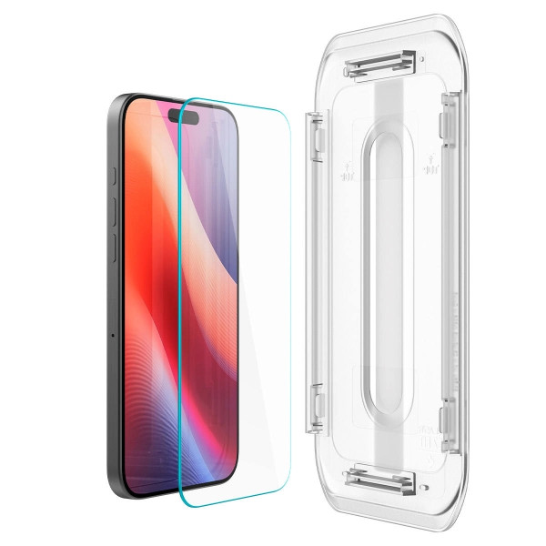 Фото - Захисне скло для смартфону Spigen for iPhone 17 Pro Max/16 Pro Max Glas.tR EZ Fit 2 Pack (AGL07907)