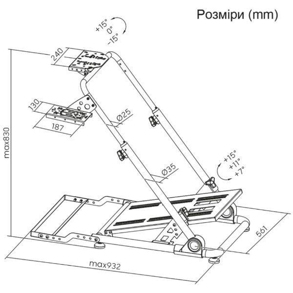 Фото - Стенд для крепления руля AGN AGN10-KP01