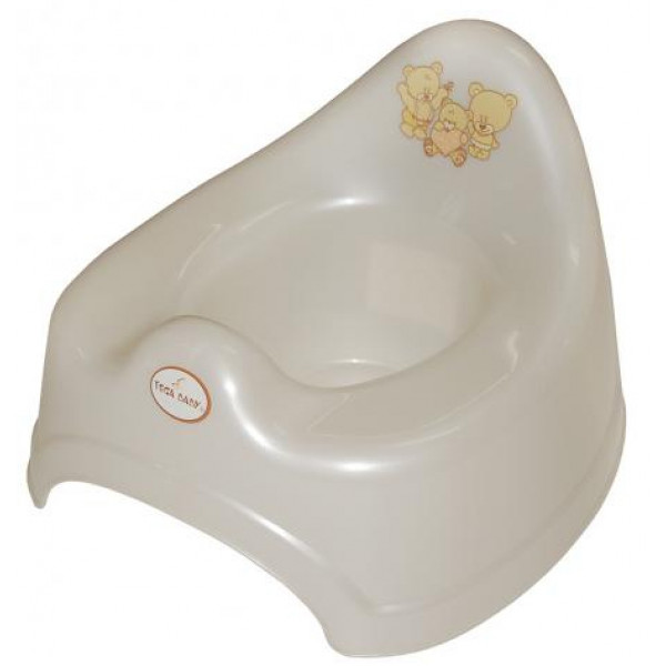 Фото - Горщик дитячий Tega Baby Ведмедики з музикою Бежевий (PO-038-119)