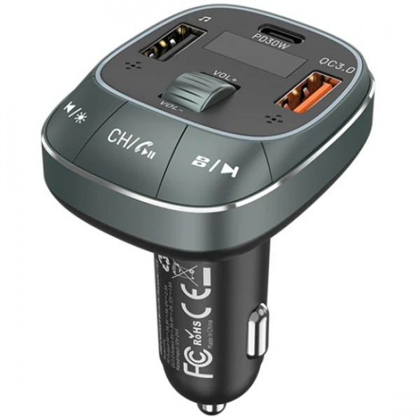 Фото - FM модулятор Vention PD 54W 3-Port USB (C+A+A) LED/USB (FFLB0) Фото - FM модулятор Vention PD 54W 3-Port USB (C+A+A) LED/USB (FFLB0)