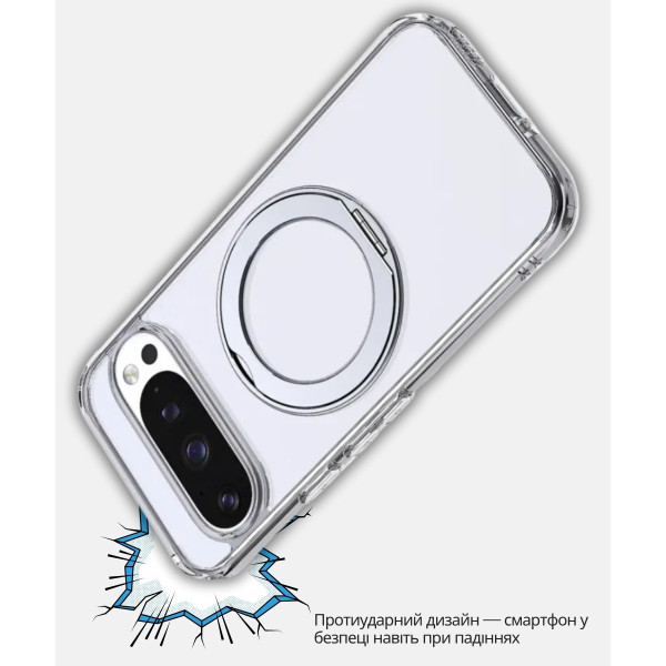 Фото - Чохол для смартфона BeCover Aura Fold for Google Pixel 9/9 Pro/10/10 Pro Transparancy (714137)