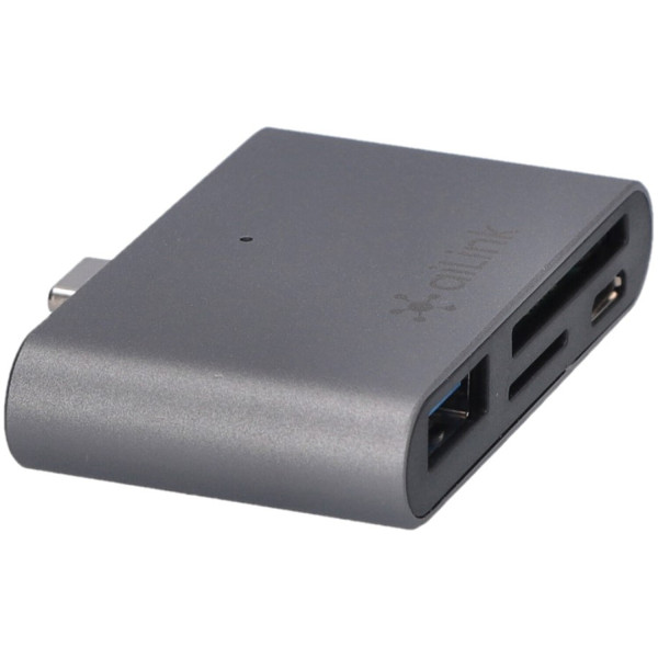 Фото - Хаб USB Ailink Aluminium USB-C Hub Card Reader 4 в 1 Space Grey (AI-C4_sg)