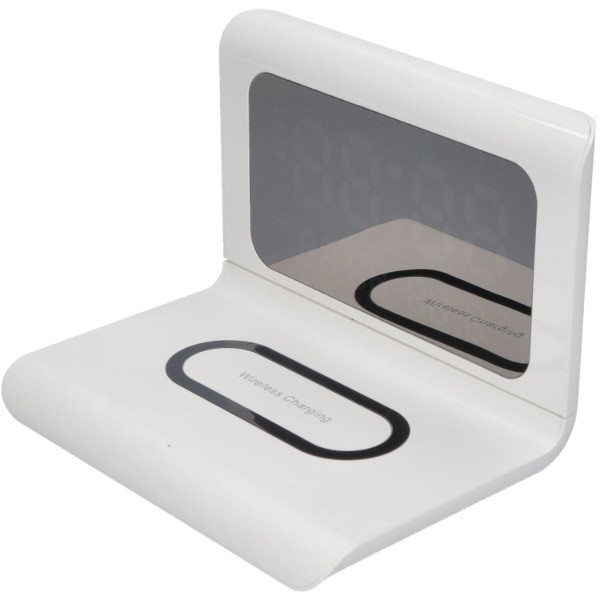 Фото - Бездротовий зарядний пристрій Ailink Alarm Clock Gen2 Wireless Charger 4 в 1 White (AI-ClockGen2wh)