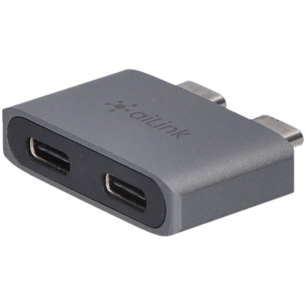 Фото - Хаб USB Ailink Aluminium USB-C Protection Hub Space Grey (AI-DC2_sg)