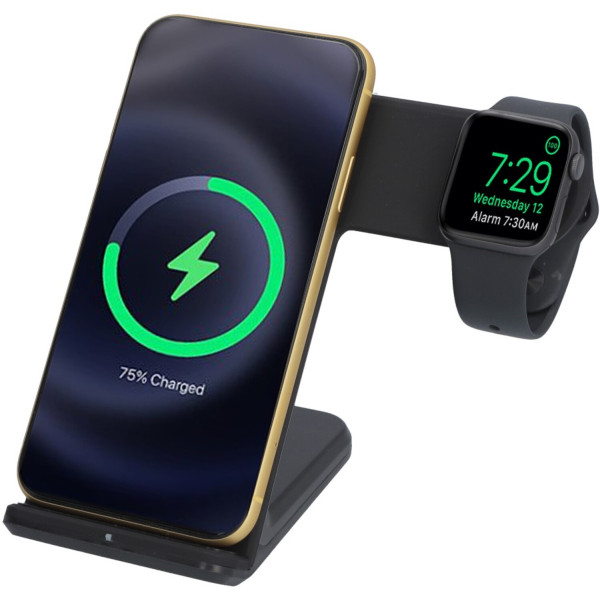 Фото - Бездротовий зарядний пристрій Ailink Charge Dock Station 2 в 1 Black (AI-DS-01bk)