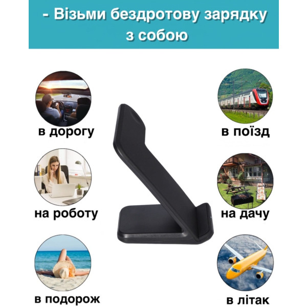 Фото - Бездротовий зарядний пристрій Ailink Charge Dock Station 2 в 1 Black (AI-DS-01bk)