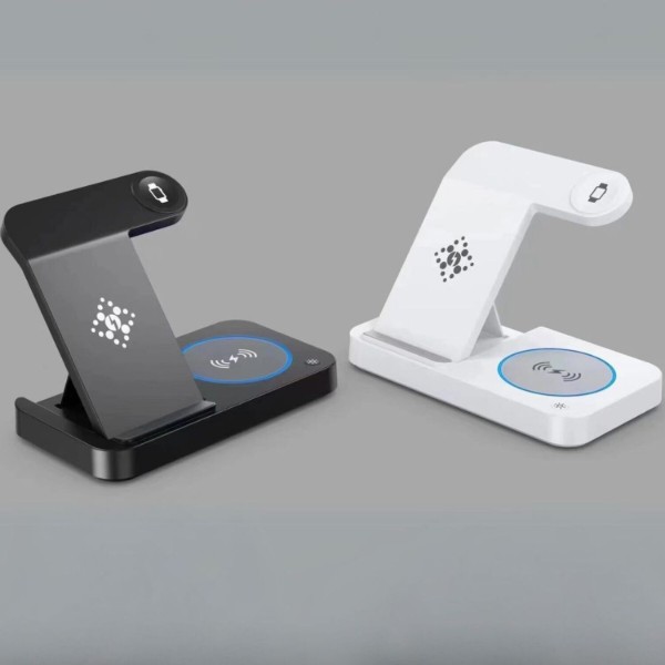 Фото - Беспроводное зарядное устройство Ailink Dock Station T-line 4 в 1 White (AI-DS-T-line-4in1wh)