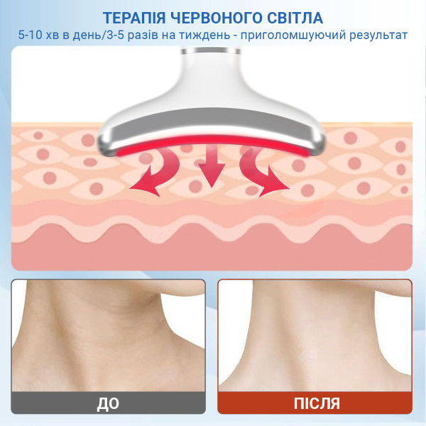 Фото - Масажер для обличчя AIMED Neck RF Lifting EMS+LED Pink (AI-NeckEMS_pink)