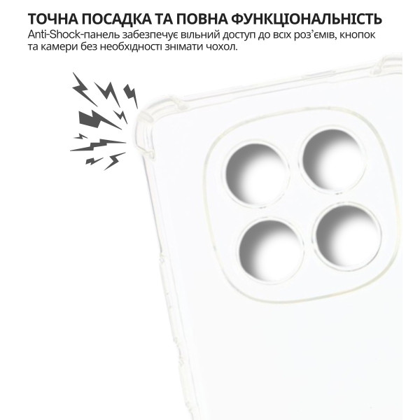 Фото - Чехол для смартфона BeCover Anti-Shock for Xiaomi Redmi Note 15 5G Clear (715070)