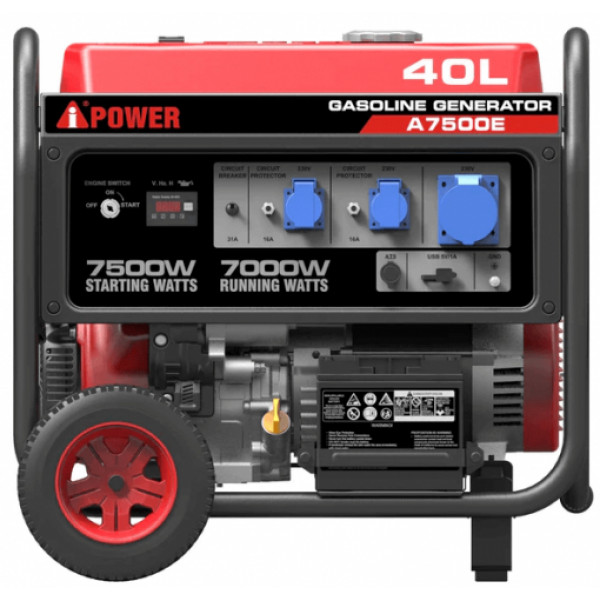Фото - Генератор бензиновый A-iPower A7500E Фото - Генератор бензиновый A-iPower A7500E