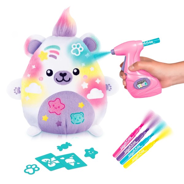 Фото - Набор для декупажа и росписи Canal Toys DIY AIRBRUSH PLUSH - Kawaii Ведмежонок (AIR067)