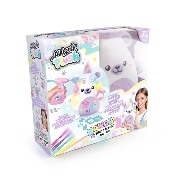 Фото - Набор для декупажа и росписи Canal Toys DIY AIRBRUSH PLUSH - Kawaii Ведмежонок (AIR067) Фото - Набор для декупажа и росписи Canal Toys DIY AIRBRUSH PLUSH - Kawaii Ведмежонок (AIR067)