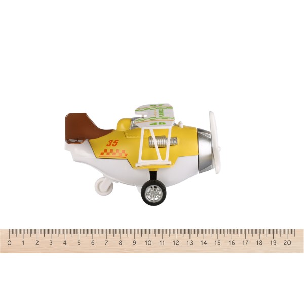 Фото - Пассажирский воздушный транспорт Same Toy Aircraft Желтый со светом и музыкой (SY8015Ut-1)