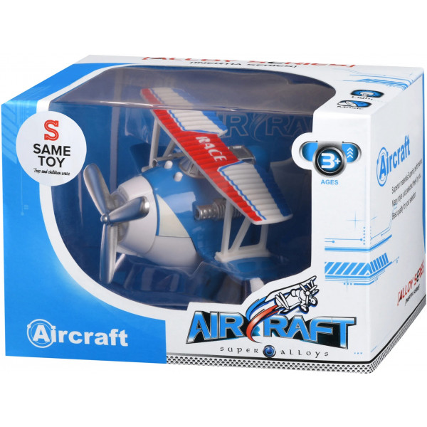 Фото - Пасажирський повітряний транспорт Same Toy Aircraft Синій зі світлом і музикою (SY8012Ut-2)