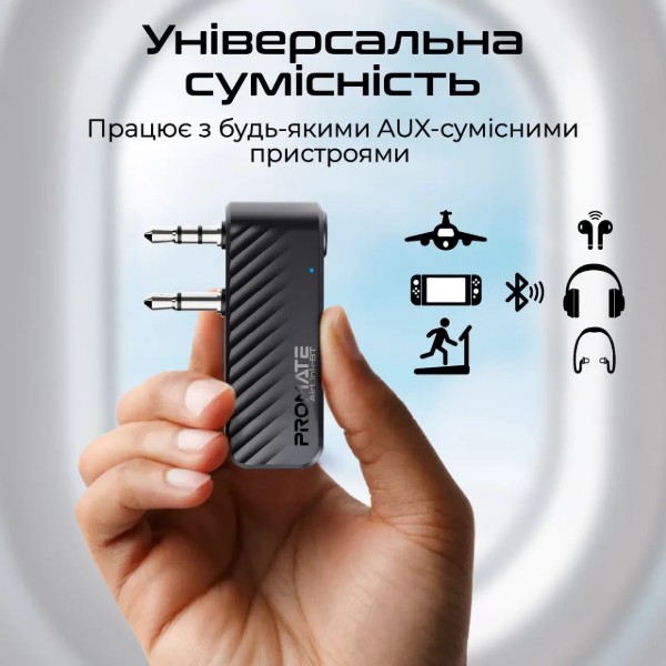 Фото - Бездротовий адаптер автомобільний Promate airlink-bt
