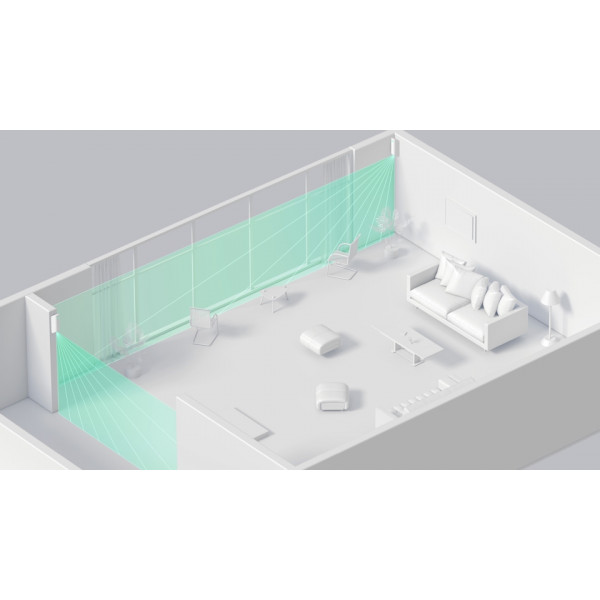 Фото - Бездротовий датчик руху Ajax MotionProtect Curtain білий (000012972)