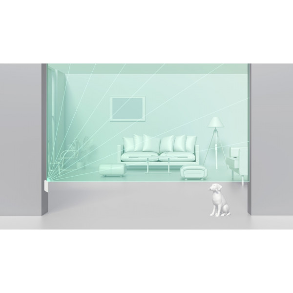 Фото - Бездротовий датчик руху Ajax MotionProtect Curtain білий (000012972)