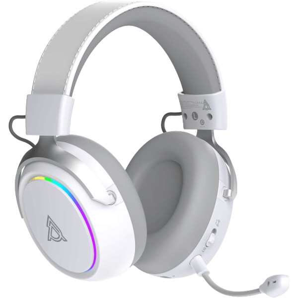 Фото - Гарнітура бездротова ігрова Ajazz AHM10 Max White (AHM10-MAX-W)