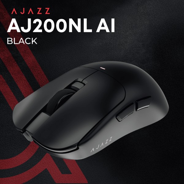 Фото - Мышь беспроводная игровая Ajazz AJ200 Near Link AI MC Black (AJ200-NL-AI-MC-B)