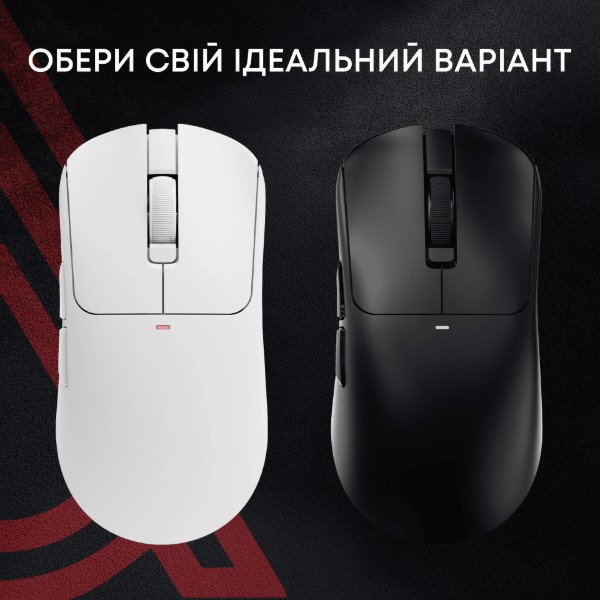 Фото - Миша бездротова ігрова Ajazz AJ200P Near Link AI MC White (AJ200P-NL-AI-MC-W)