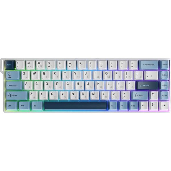 Фото - Клавиатура проводная Ajazz AK680 V2 Ice Island Magnetic Switch (AK680-V2-I-GB)