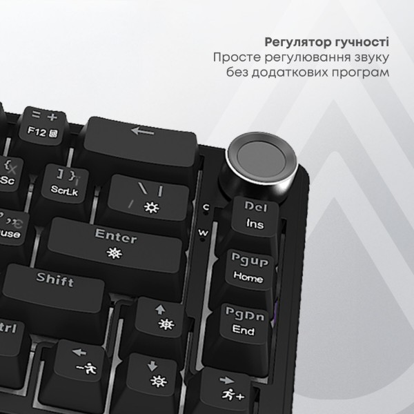 Фото - Клавиатура проводная игровая Ajazz AK690 Peach Mist Switch (AK690-PM-B)