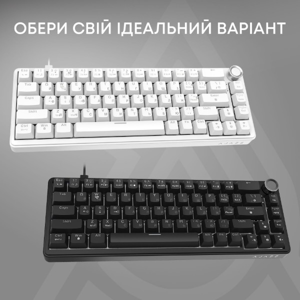 Фото - Клавиатура проводная игровая Ajazz AK690 Peach Mist Switch (AK690-PM-B)