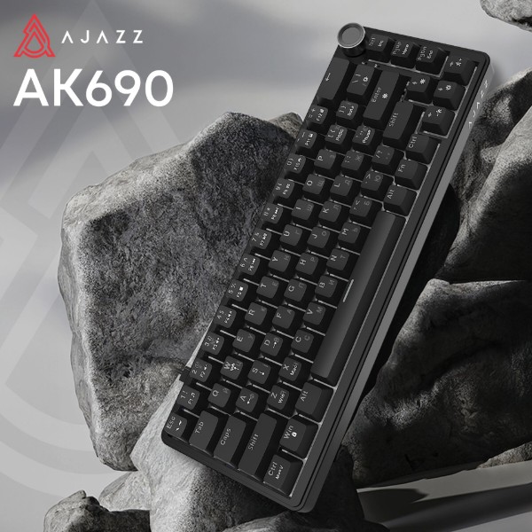 Фото - Клавиатура проводная игровая Ajazz AK690 Peach Mist Switch (AK690-PM-B)