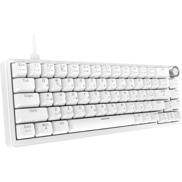 Фото - Клавиатура проводная Ajazz AK690 Peach Mist Switch (AK690-PM-W)