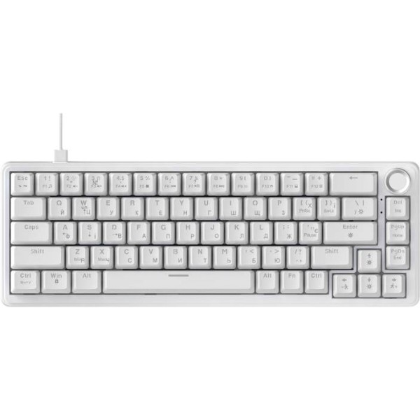 Фото - Клавиатура проводная Ajazz AK690 Peach Mist Switch (AK690-PM-W)