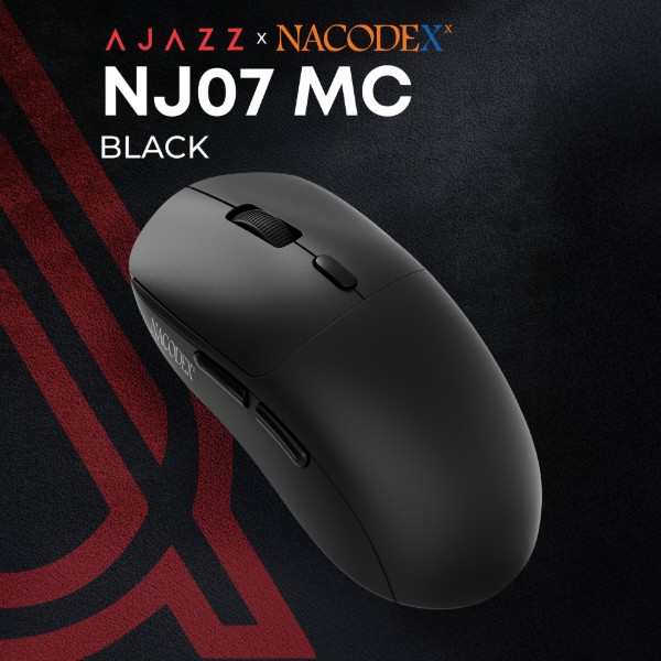 Фото - Миша бездротова Ajazz Nacodex NJ07 MC Black (NJ07-MC-B)