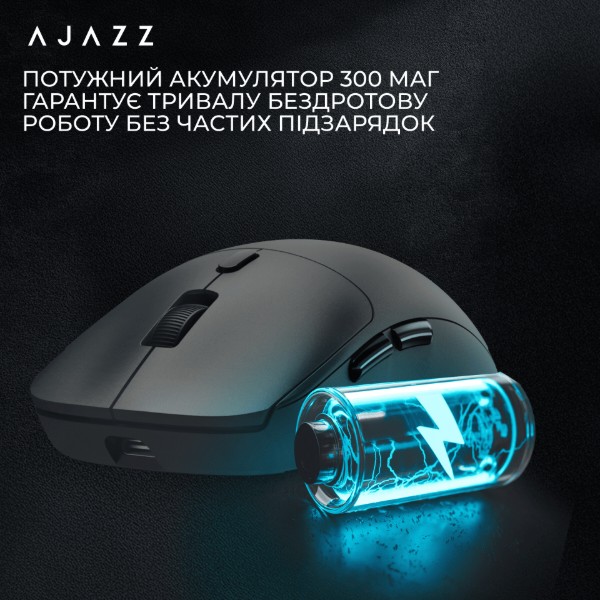 Фото - Миша бездротова Ajazz Nacodex NJ07 MC White (NJ07-MC-W)