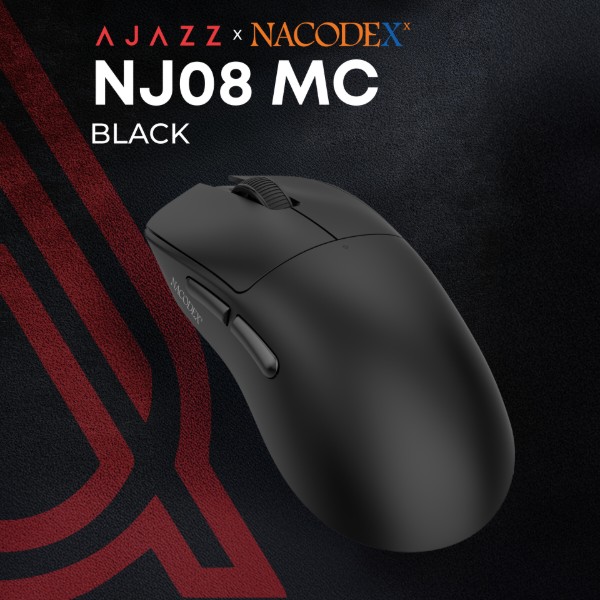 Фото - Миша бездротова Ajazz Nacodex NJ08 MC Black (NJ08-MC-B)