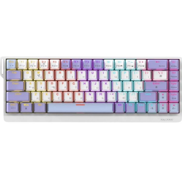 Фото - Клавиатура проводная игровая Ajazz NacodeX NK68 V2 Red Switch (NK68-V2-R-PWB)