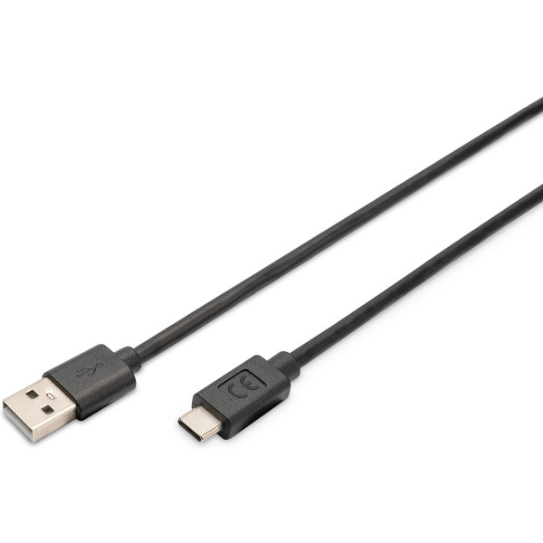 Фото - Кабель USB Type-A - USB Type-A Digitus USB-A > USB-C 3 м Black (AK-300148-030-S)