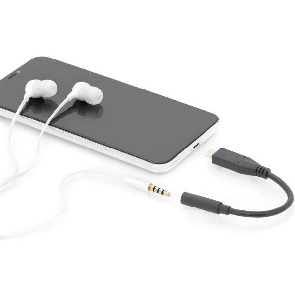 Фото - Перехідник аудіо Digitus USB-C >3.5mm (AK-300321-002-S)