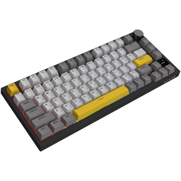 Фото - Клавиатура беспроводная игровая Ajazz AK820 Pro Flying Fish Switch (AK820PRO-FF-BGY)