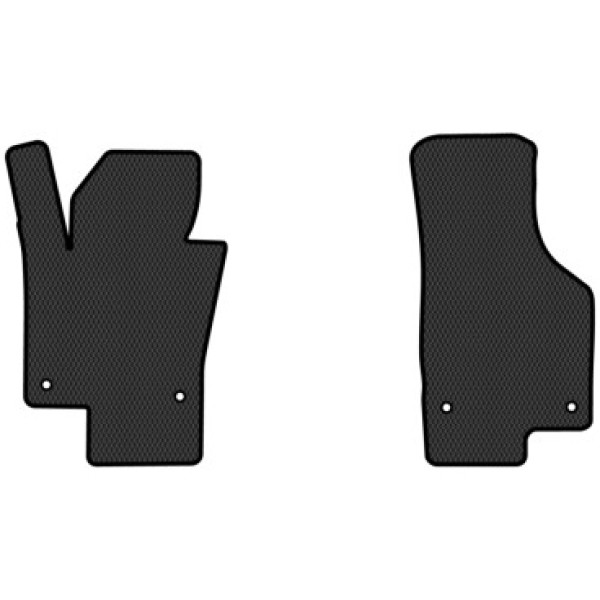 Фото - Килимки з екошкіри в салон авто передні EVAtech для Passat (B6) (with armrest) Volkswagen 2005-2010 6 покоління Sedan EU VW31277AK2TL4BBB