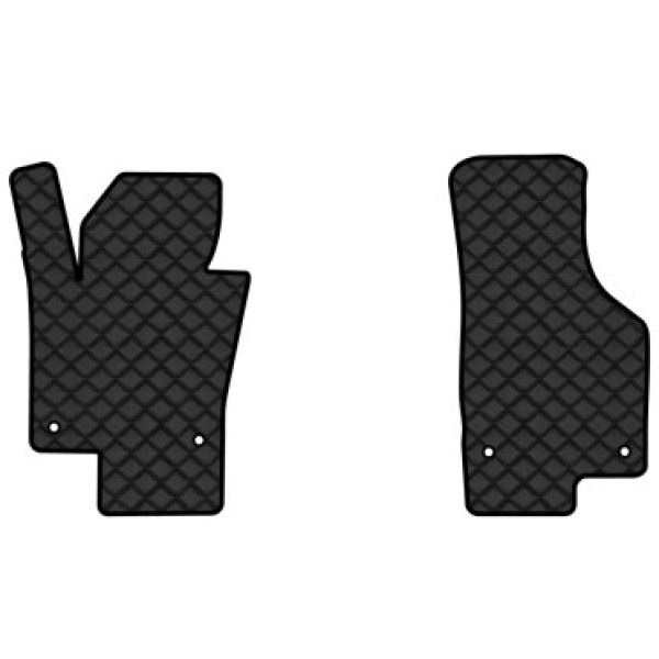 Фото - Килимки з екошкіри в салон авто передні EVAtech для Passat (B6) (with armrest) Volkswagen 2005-2010 6 покоління Sedan EU VW31277AK2TL4BBB