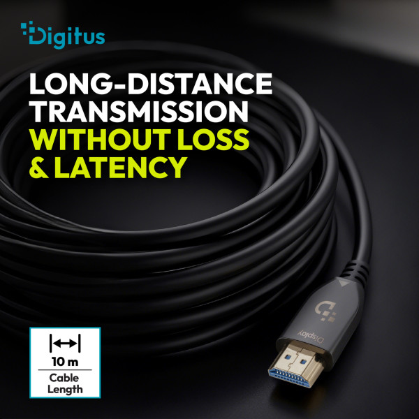 Фото - Кабель HDMI Digitus HDMI UHD 8K 20 м Black