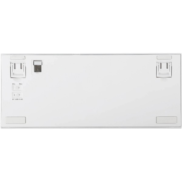 Фото - Клавиатура беспроводная игровая EPOMAKER AK820 Pro Flying Fish Switch Hot-Swap White (AK820-PRO-W-FF)