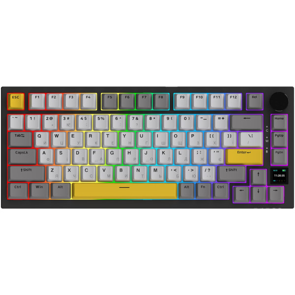 Фото - Клавіатура бездротова ігрова Ajazz AK820 Pro Gift Switch (AK820PRO-G-BGY)
