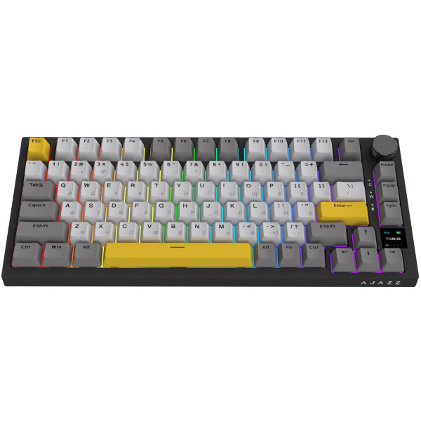 Фото - Клавіатура бездротова ігрова Ajazz AK820 Pro Gift Switch (AK820PRO-G-BGY)