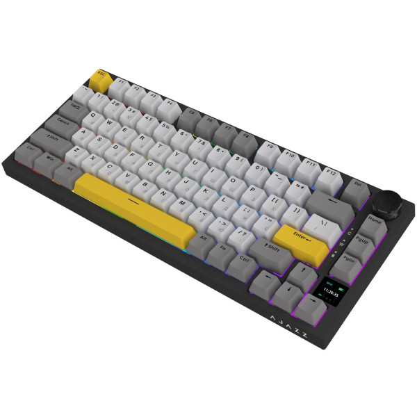 Фото - Клавіатура бездротова ігрова Ajazz AK820 Pro Gift Switch (AK820PRO-G-BGY)
