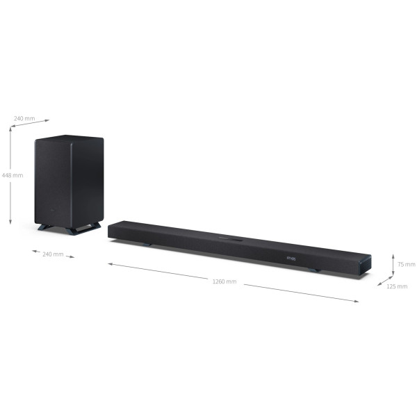 Фото - Саундбар Sharp HT-SBW55121(BK)