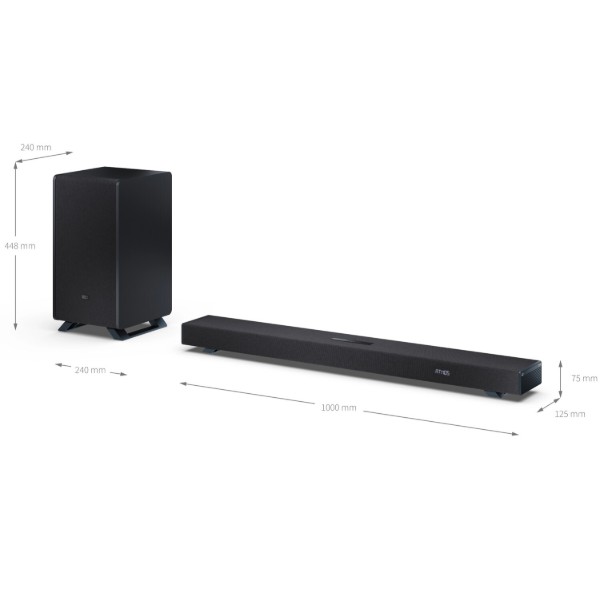 Фото - Саундбар Sharp HT-SBW53121(BK)